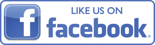 Logo that says ‘Like us on Facebook’ and links to our cleaning company’s page